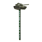 D-Day Wooden Pencil - Tank Figurine