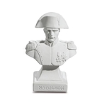 Napoleon's Bust with Epaulets in White