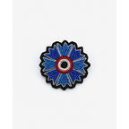 French Blueberry Roundel Brooch by Macon & Lesquoy
