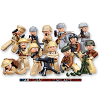 Figurines - Soldats de la Seconde Guerre mondiale