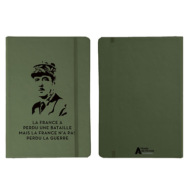 Carnet de notes Charles de Gaulle