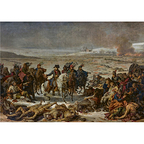 Postcard Napoleon, the battle of Eylau