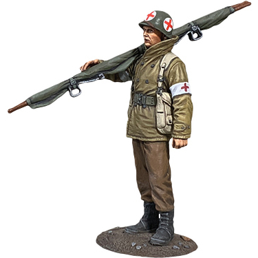 Figurine U.S. Infantry Medic with Stretcher