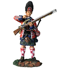 Figurine Grenadier britannique qui recharge 1760-63