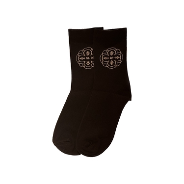 Mid-Calf Sock Coat of Arms Fleur de Lys 42/46