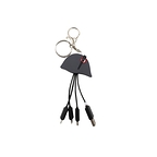 Keyring cable 4 in 1 bicorne