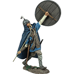 Figurine "Alfgeir" Viking avec lance et bouclier