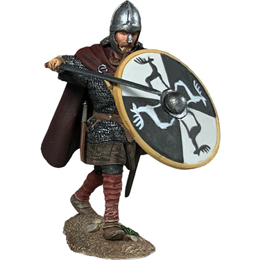 Figurine "Bestanden" Saxon Defending with Sword and Shield