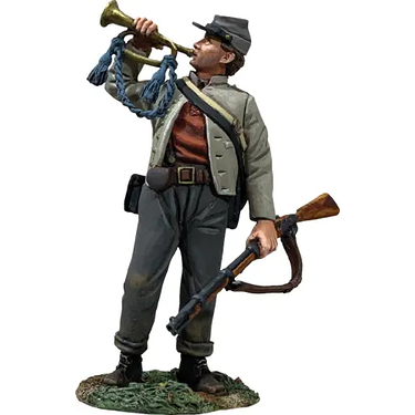 Figurine Confederate Infantry Bugler