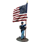 Figurine Porte-Drapeau Union