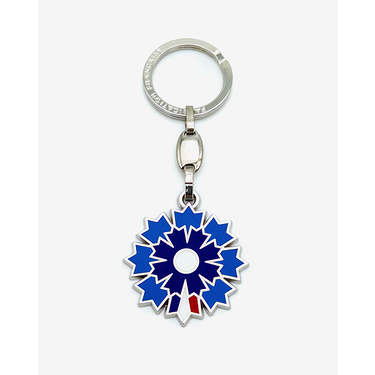 Cornflower Keychain Tricolor