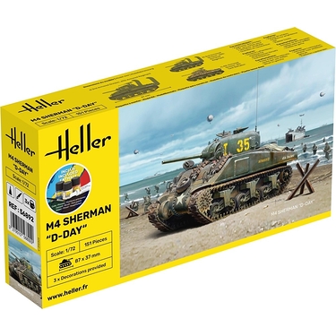 Maquette Starter Kit M4 Sherman D-Day