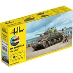 Maquette Starter Kit M4 Sherman D-Day