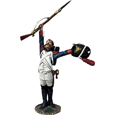 Figurine "Vive L'Empereur!" Single Cheering French Imperial Guard