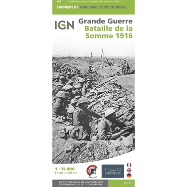 Map IGN Battle of the Somme 1916