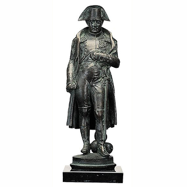 Napoleon in frock coat statuette