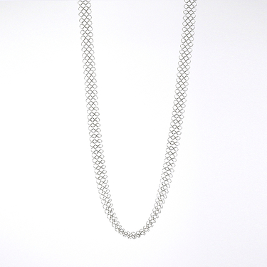 Necklace 104 Basics Silverish