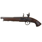 Flintlock pistol, France 18th. C.
