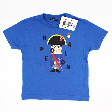 T-shirt child Napoléon blue